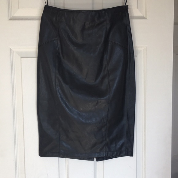 Mango Dresses & Skirts - Mango Vegan Leather Skirt